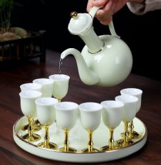 <b>羊脂玉描金酒具 陶瓷酒具大香蕉手机视频</b>
