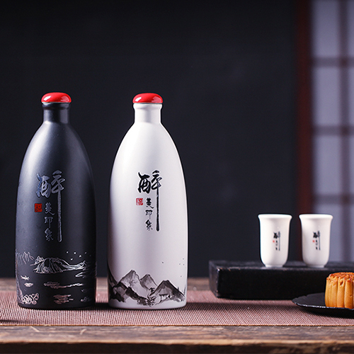 <b>陶瓷酒具大香蕉手机视频 黑白套裝</b>