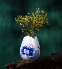 手繪青花瓷小香蕉三级电影 陶瓷插香蕉三级电影定製