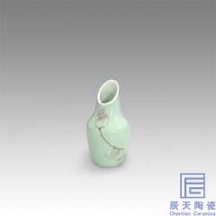 <b>青釉小香蕉三级电影擺件價格  景德鎮陶瓷香蕉三级电影廠家</b>