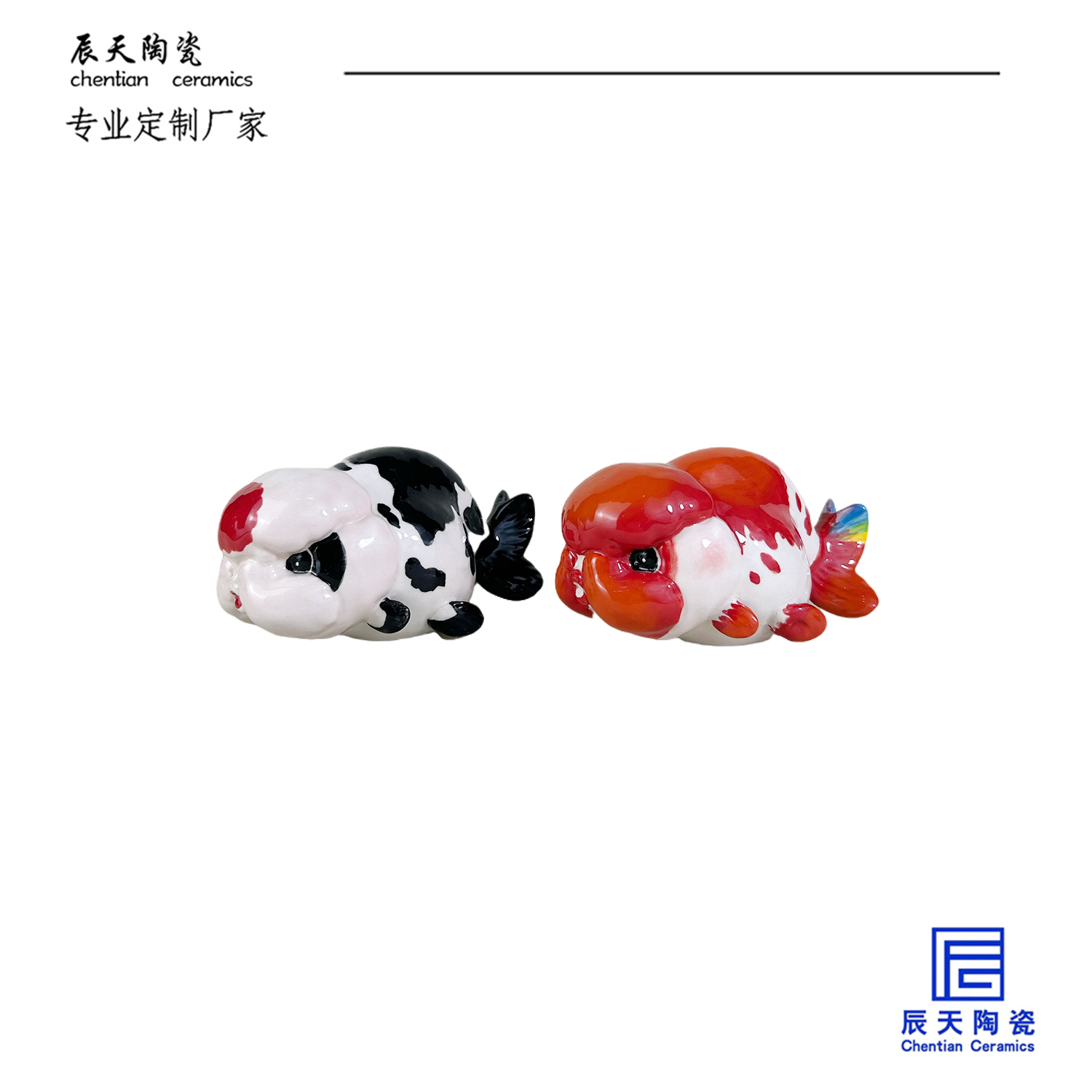 <b>客戶定製 創意可愛鯨魚陶瓷小擺件</b>