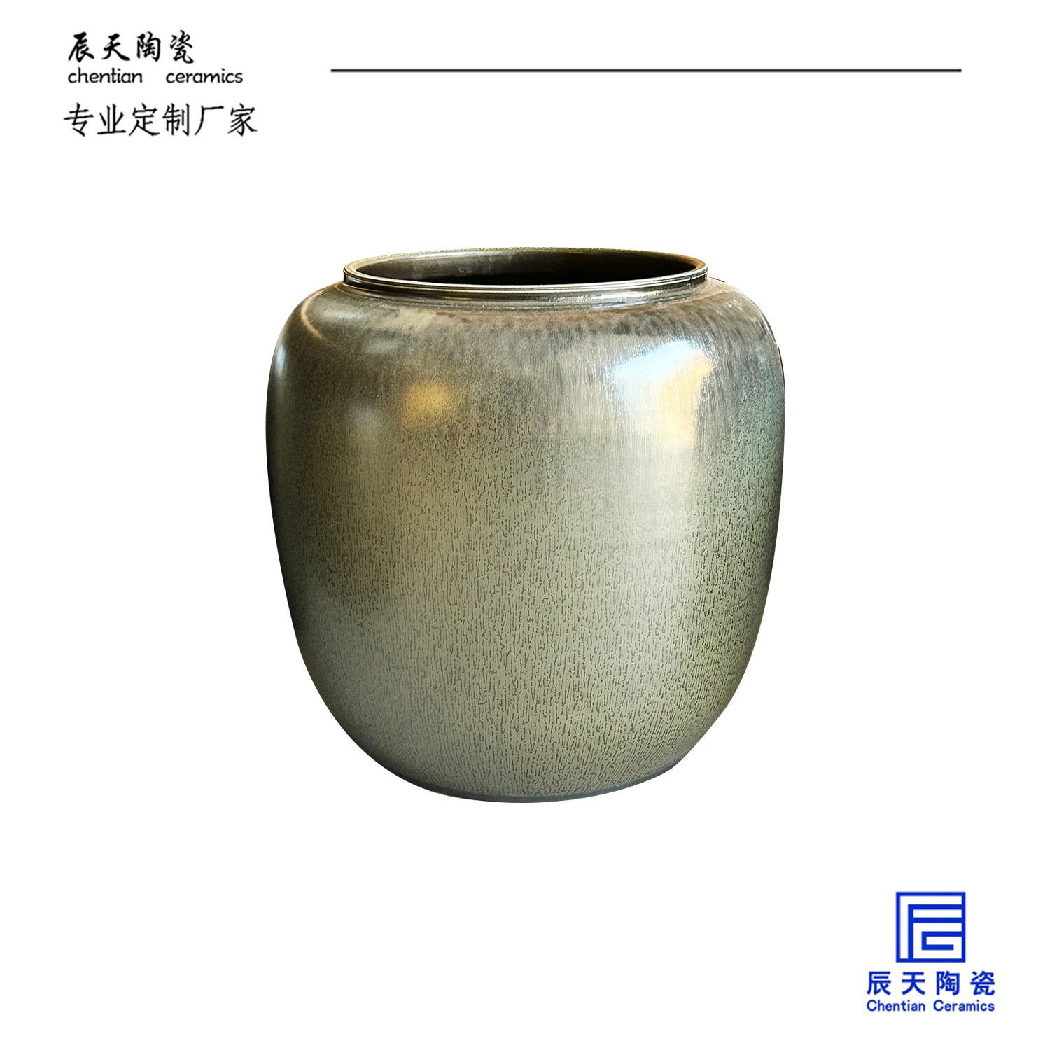 <b>客戶定製 景德鎮戶外大型陶瓷水缸</b>
